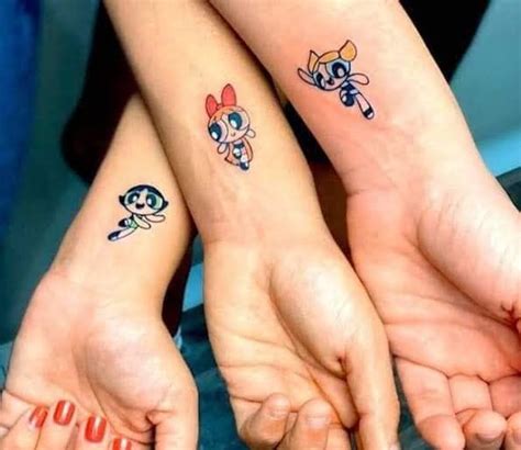 las chicas superpoderosas tattoo|30 ideas lindas de tatuajes de las chicas súper。